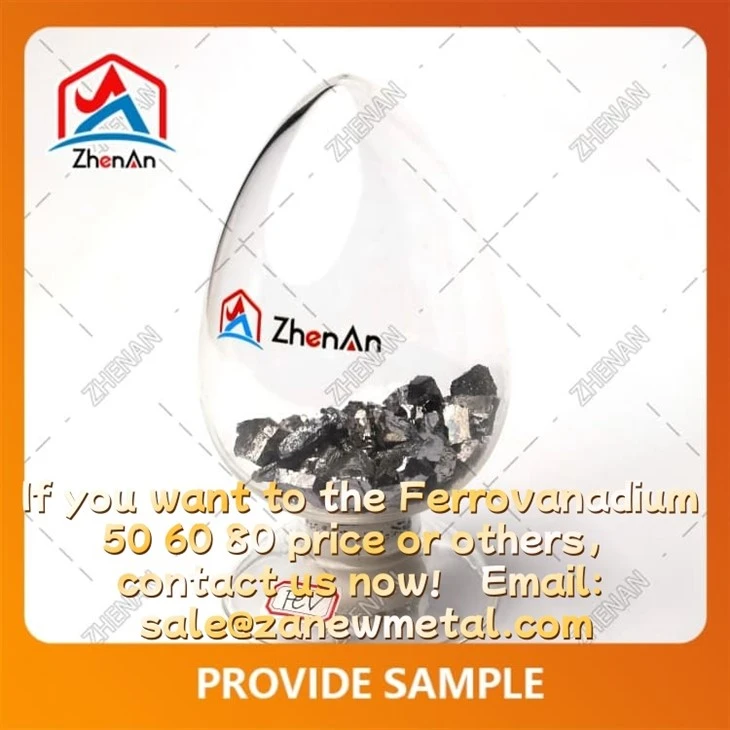 10-50 mm 60% Min Ferrovanadium factory