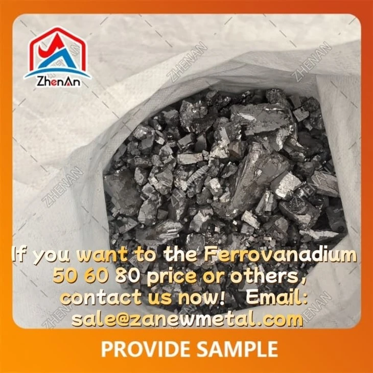 80% Ferrovanadium 50-100 mm Lumps best